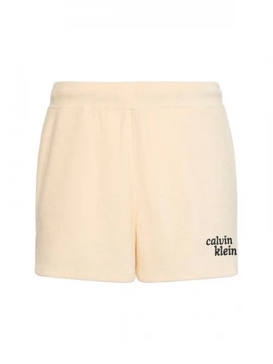 Foto van product Calvin Klein Jeans Broek 'Towel Terry Dolphin' beige / zwart