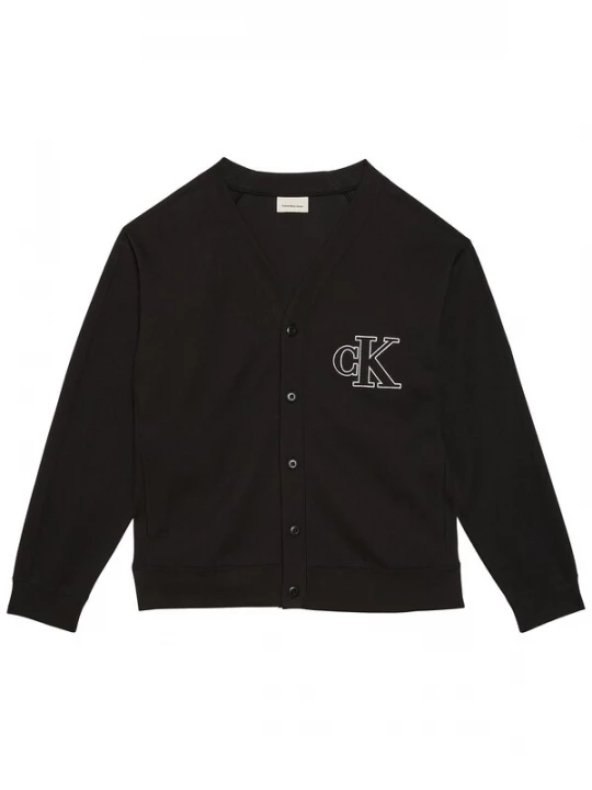 Foto van product Calvin Klein Jeans Gebreid vest zwart / wit