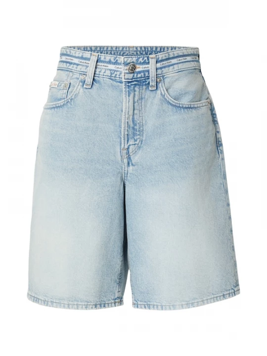 Foto van product Calvin Klein Jeans Jeans 'Logo Tape Bermuda' lichtblauw