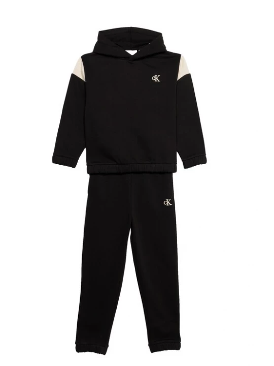 Foto van product Calvin Klein Jeans Joggingpak crème / zwart