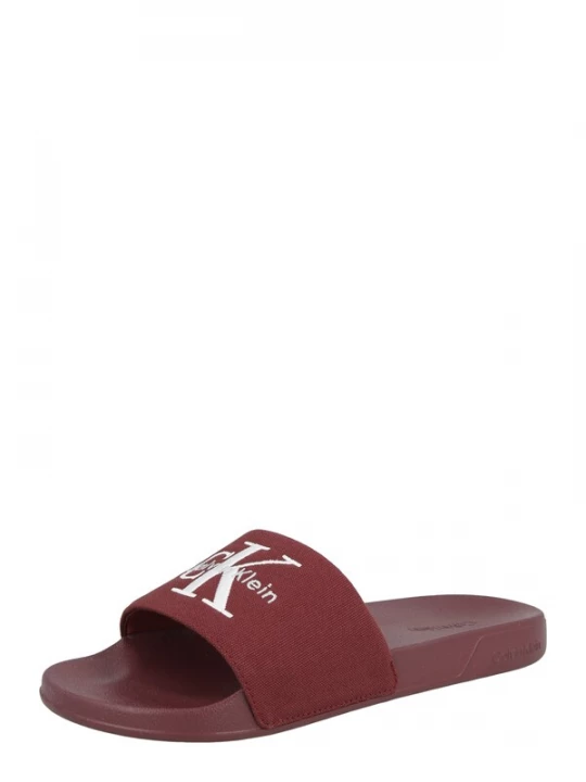 Foto van product Calvin Klein Jeans Muiltjes 'Essential' bourgogne / wit