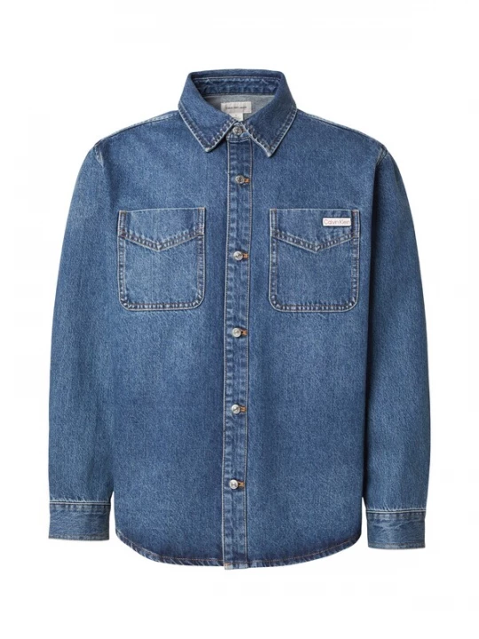 Foto van product Calvin Klein Jeans Overhemd '90S HORIZON' blauw denim