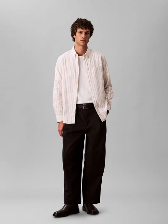 Foto van product Calvin Klein Jeans Overhemd beige / wit