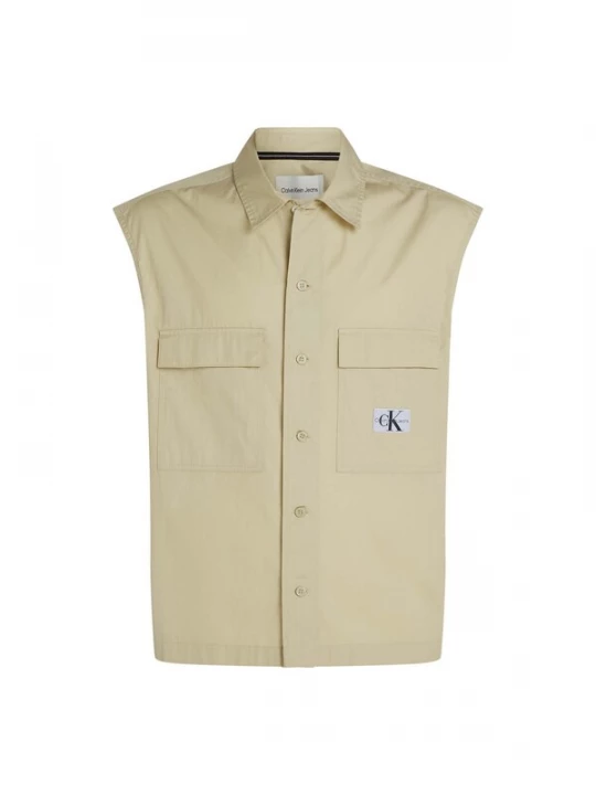Foto van product Calvin Klein Jeans Overhemd beige / zwart / wit