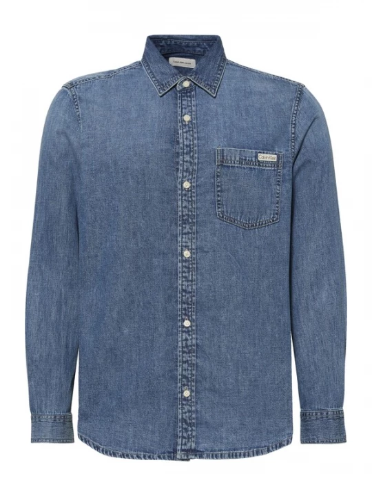 Foto van product Calvin Klein Jeans Overhemd blauw denim