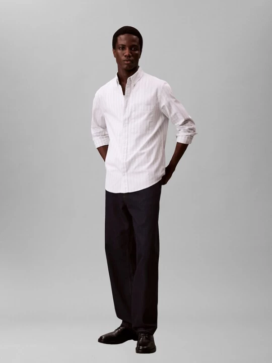 Foto van product Calvin Klein Jeans Overhemd lichtgroen / wit