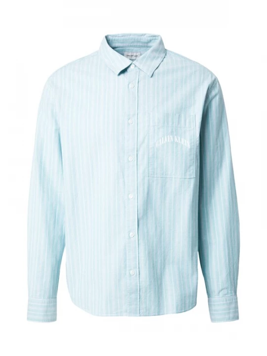 Foto van product Calvin Klein Jeans Overhemd mintgroen / wit