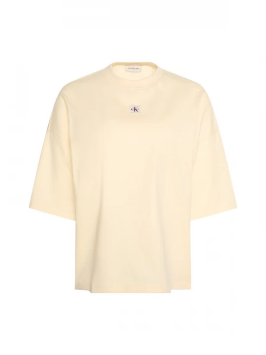 Foto van product Calvin Klein Jeans Oversized shirt pasteelgeel