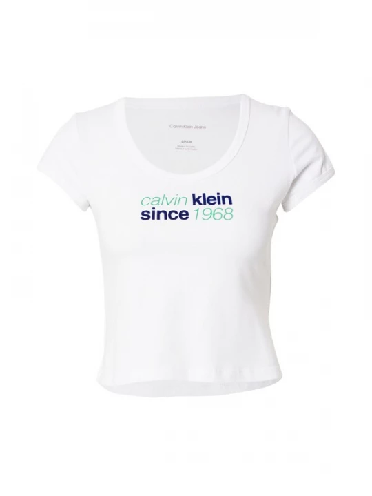 Foto van product Calvin Klein Jeans Shirt '1968' navy / groen / wit