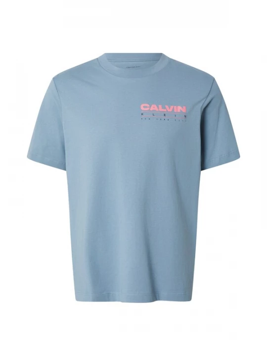 Foto van product Calvin Klein Jeans Shirt '20S CALVIN' petrol / rosa / zwart