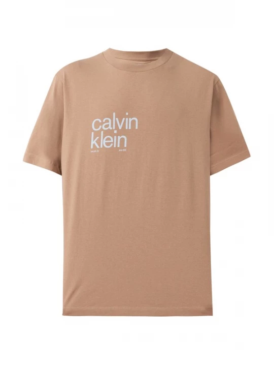 Foto van product Calvin Klein Jeans Shirt '20S IO' camel / pastelblauw