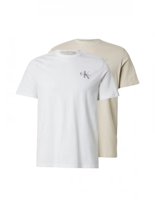 Foto van product Calvin Klein Jeans Shirt '30S CLASSIC' beige / antraciet / wit