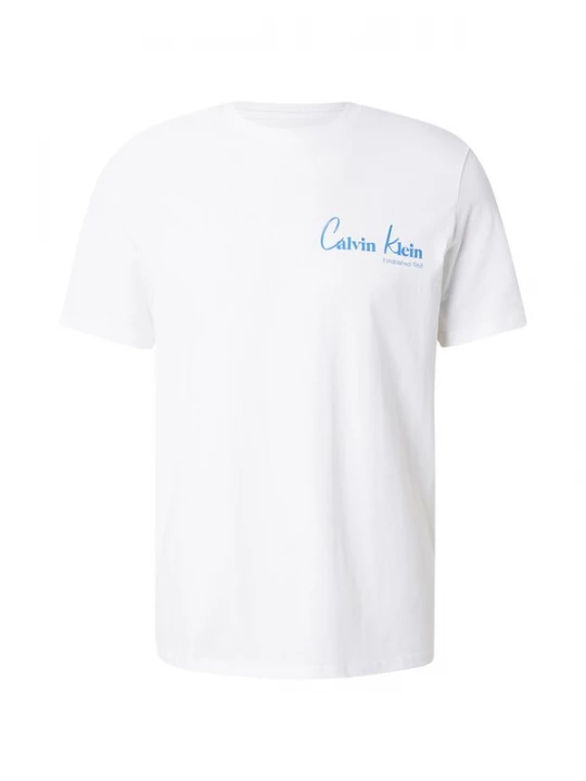 Foto van product Calvin Klein Jeans Shirt '30S' hemelsblauw / zwart / wit