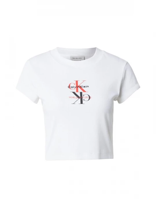 Foto van product Calvin Klein Jeans Shirt '90S' kersrood / zwart / wit