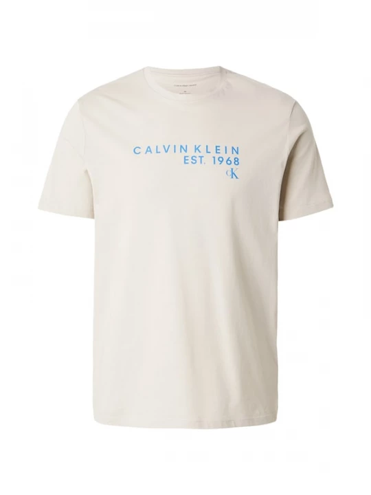 Foto van product Calvin Klein Jeans Shirt azuur / offwhite