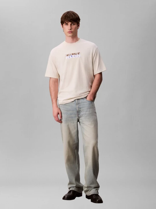 Foto van product Calvin Klein Jeans Shirt beige / gemengde kleuren