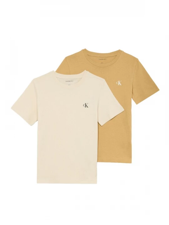 Foto van product Calvin Klein Jeans Shirt beige / lichtbruin / zwart / wit