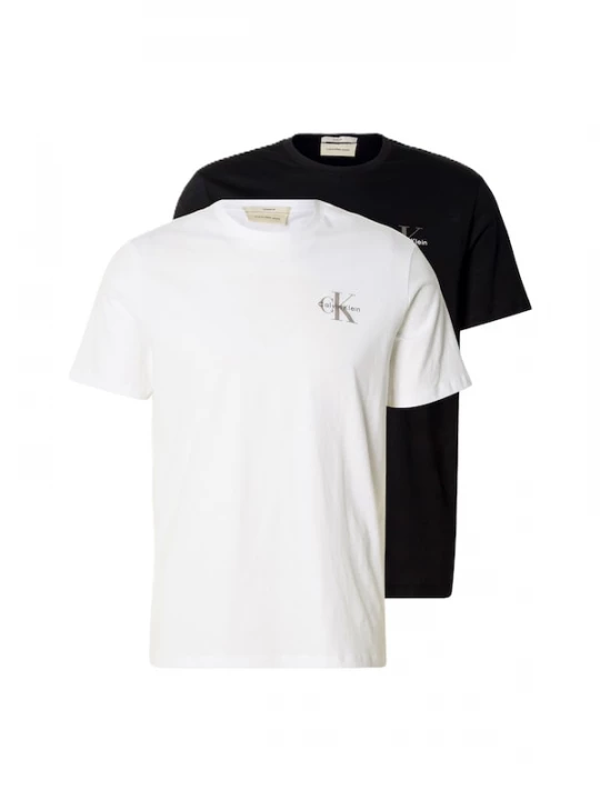 Foto van product Calvin Klein Jeans Shirt 'CK Monogram Logo T' basaltgrijs / zwart / wit