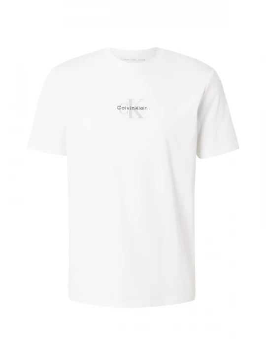 Foto van product Calvin Klein Jeans Shirt 'CK Monogram Tonal Logo' grijs / zwart / wit