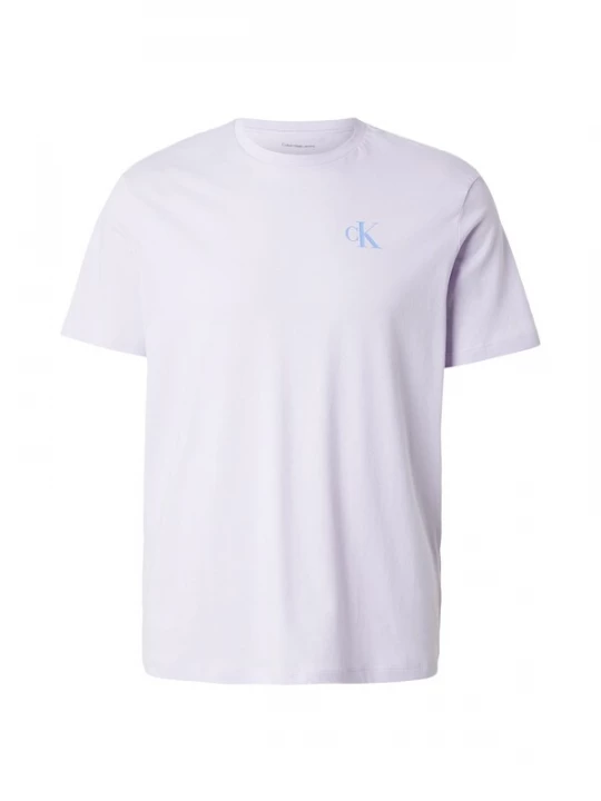 Foto van product Calvin Klein Jeans Shirt 'CLASSIC' azuur / pastellila / wit