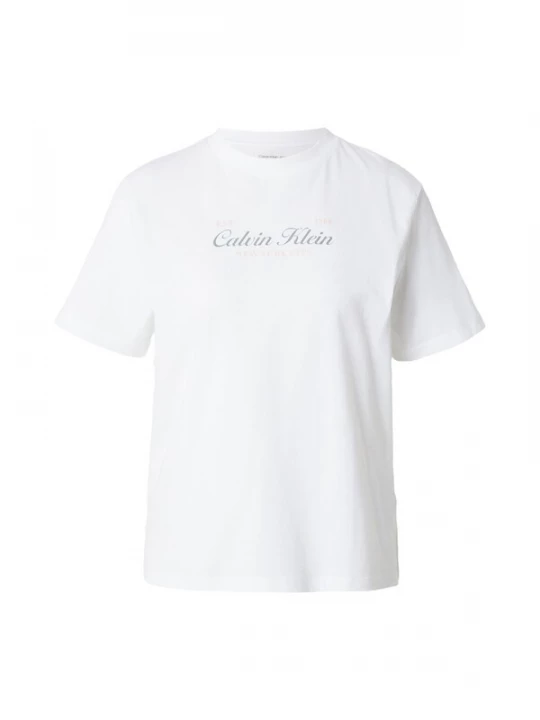 Foto van product Calvin Klein Jeans Shirt 'CLASSIC' groen / abrikoos / wit