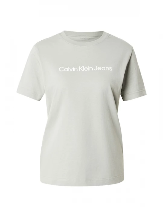 Foto van product Calvin Klein Jeans Shirt 'CLASSIC' taupe / wit