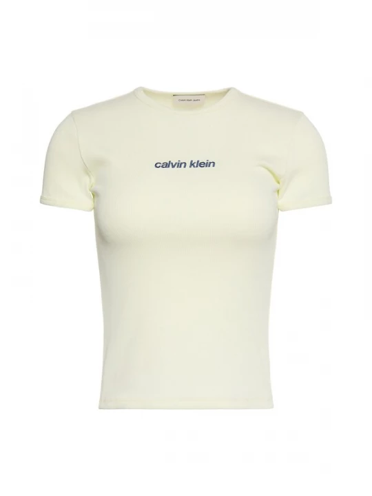 Foto van product Calvin Klein Jeans Shirt donkerblauw / lichtgeel
