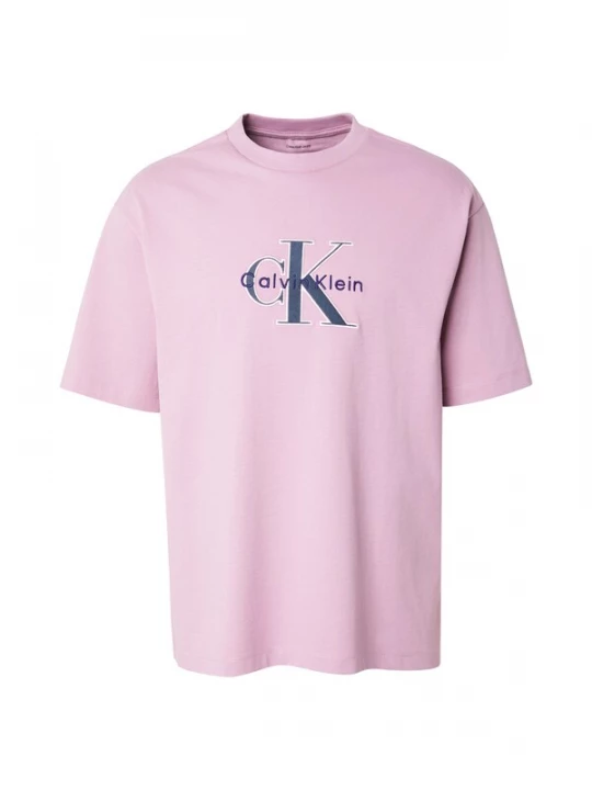 Foto van product Calvin Klein Jeans Shirt donkerblauw / spar / lichtroze / wit
