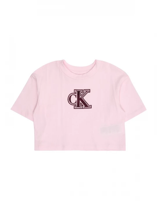 Foto van product Calvin Klein Jeans Shirt donkeroranje / lichtroze