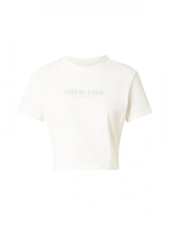 Foto van product Calvin Klein Jeans Shirt duifblauw / wit