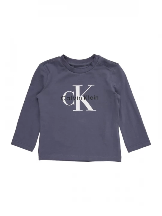 Foto van product Calvin Klein Jeans Shirt duifblauw / wit