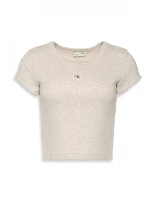 Foto van product Calvin Klein Jeans Shirt ecru / lichtgrijs / bordeaux