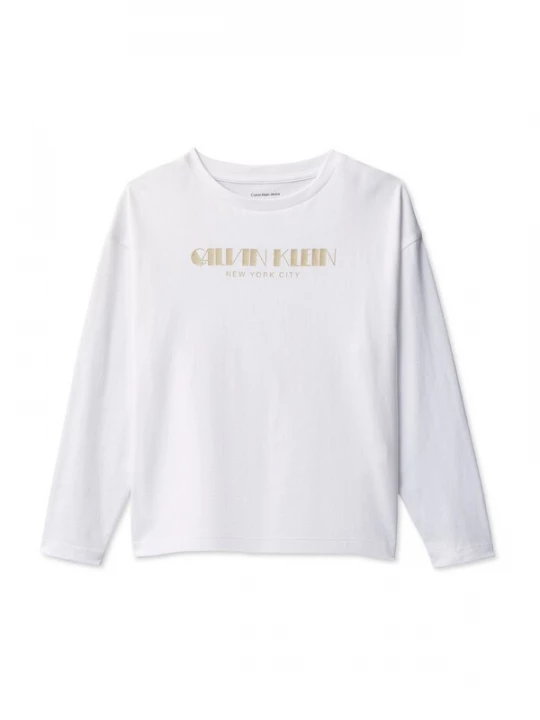 Foto van product Calvin Klein Jeans Shirt goud / wit