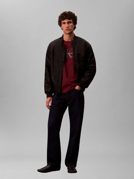 Foto van product Calvin Klein Jeans Shirt grijs / bourgogne / wit