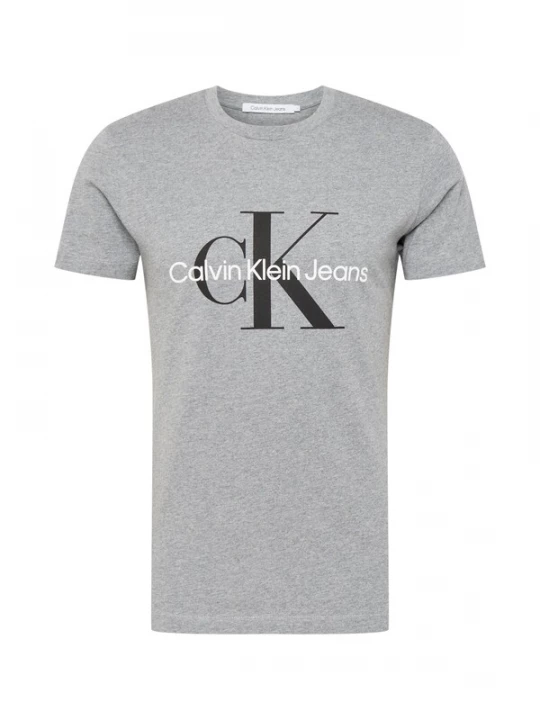 Foto van product Calvin Klein Jeans Shirt grijs gemêleerd / zwart / wit
