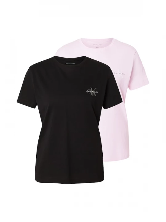 Foto van product Calvin Klein Jeans Shirt grijs / rosa / zwart / wit