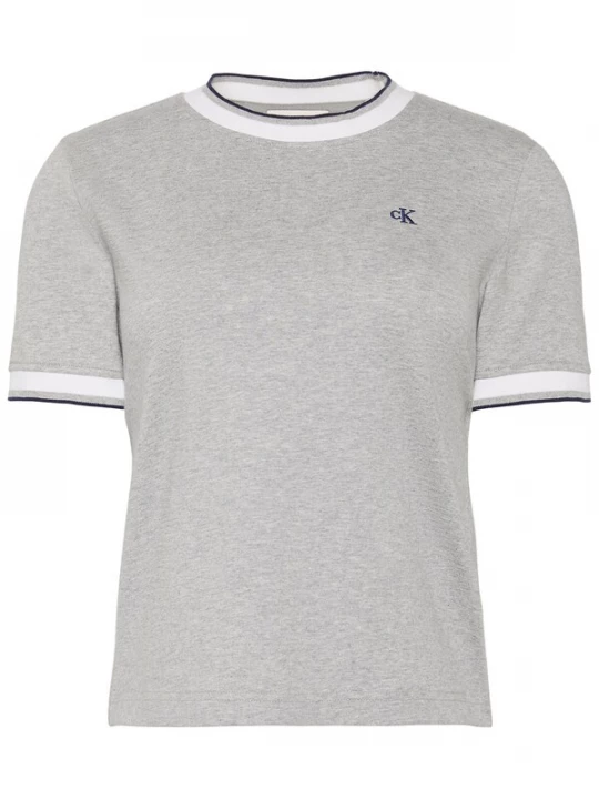 Foto van product Calvin Klein Jeans Shirt grijs / wit