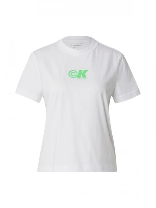 Foto van product Calvin Klein Jeans Shirt groen / offwhite