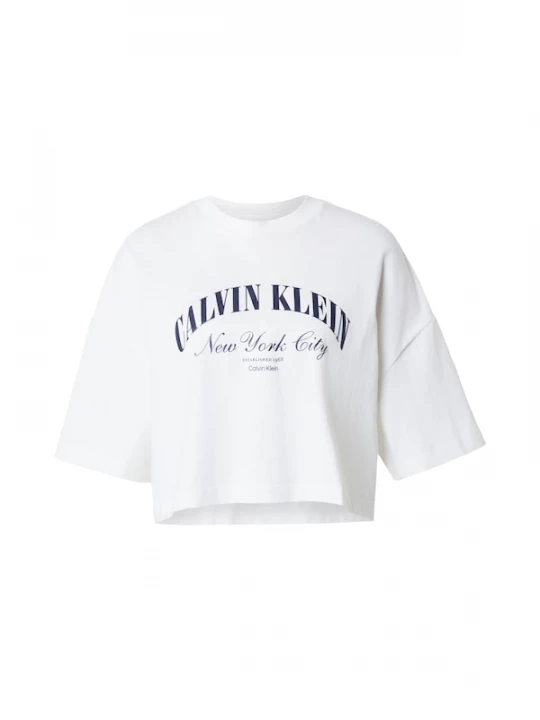 Foto van product Calvin Klein Jeans Shirt 'HERITAGE' nachtblauw / wit