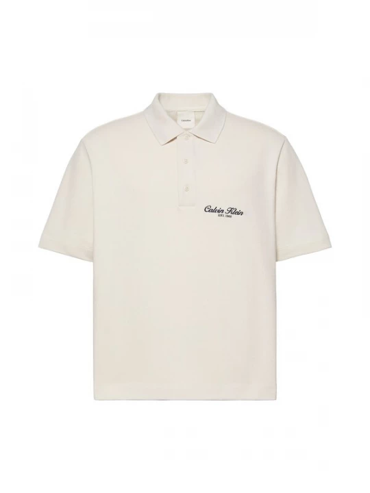 Foto van product Calvin Klein Jeans Shirt ivoor / zwart