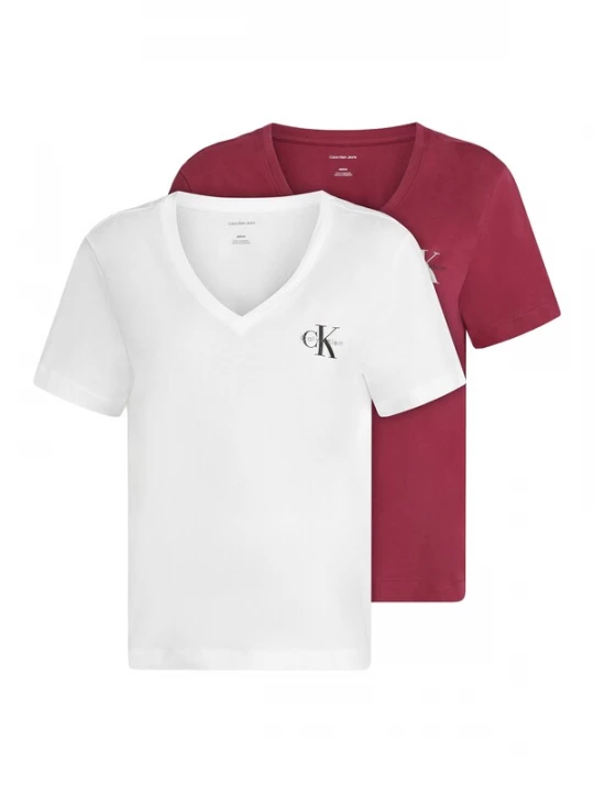 Foto van product Calvin Klein Jeans Shirt kersrood / zwart / wit