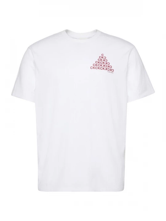 Foto van product Calvin Klein Jeans Shirt knalrood / wit