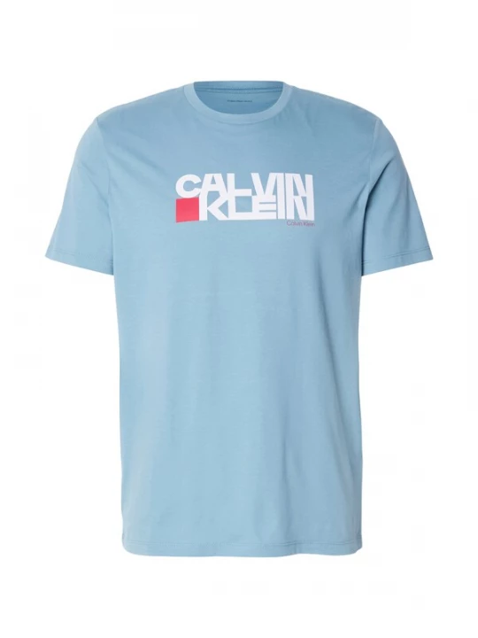 Foto van product Calvin Klein Jeans Shirt lichtblauw / rood / wit