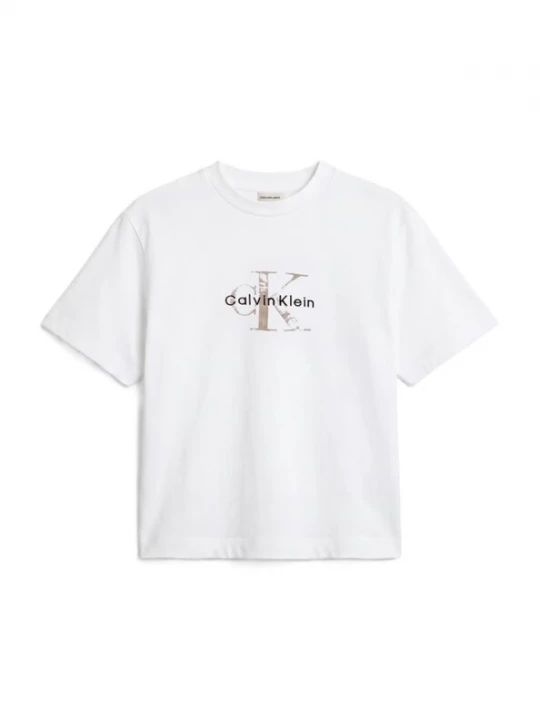 Foto van product Calvin Klein Jeans Shirt lichtgrijs / zwart / wit