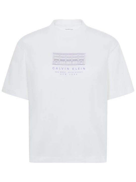 Foto van product Calvin Klein Jeans Shirt lichtlila / wit