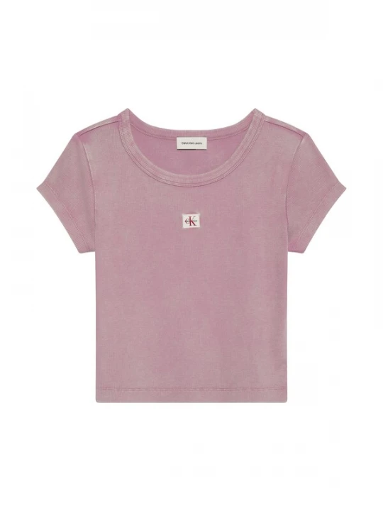 Foto van product Calvin Klein Jeans Shirt lichtroze / wit