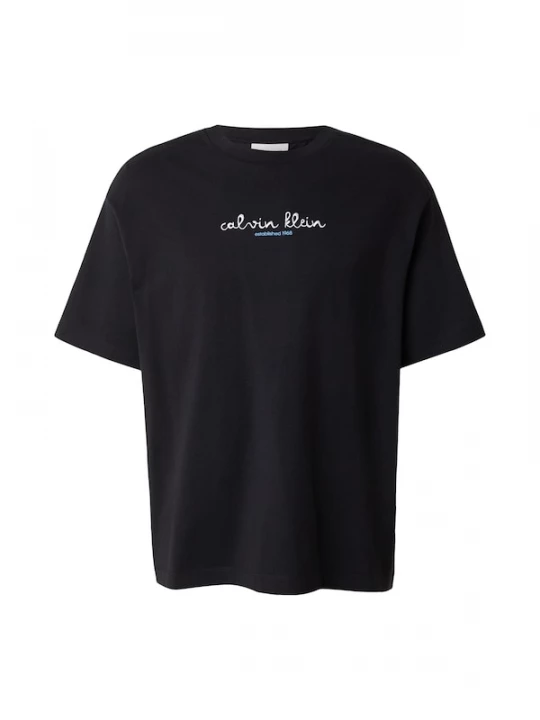 Foto van product Calvin Klein Jeans Shirt 'Logo Graphic' azuur / zwart / wit