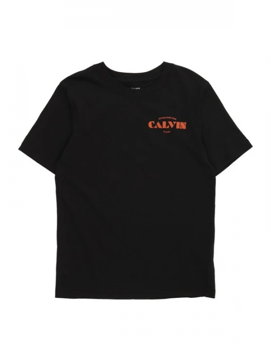 Foto van product Calvin Klein Jeans Shirt 'Logo Graphic' rood / zwart