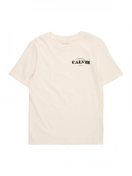 Foto van product Calvin Klein Jeans Shirt 'Logo Graphic' zwart / wolwit