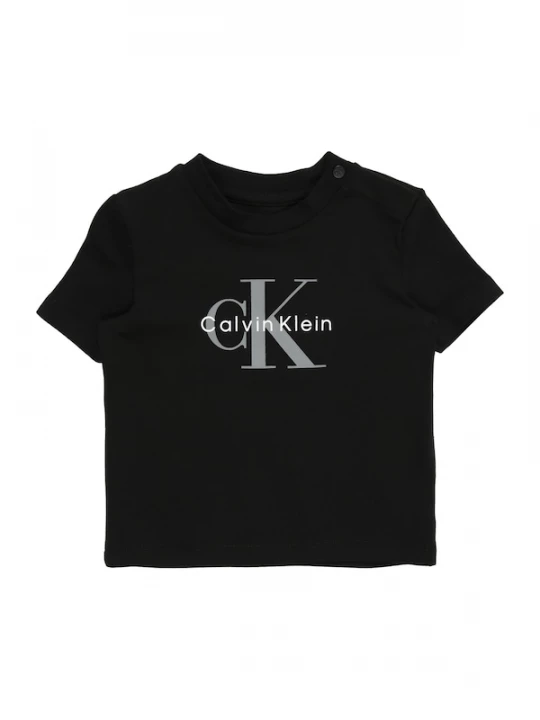 Foto van product Calvin Klein Jeans Shirt 'Monologo' taupe / zwart / wit